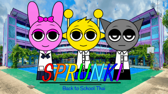 Sprunki But Back To School Thailand img