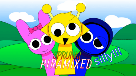 Sprunki Pyramix Silly Edition img